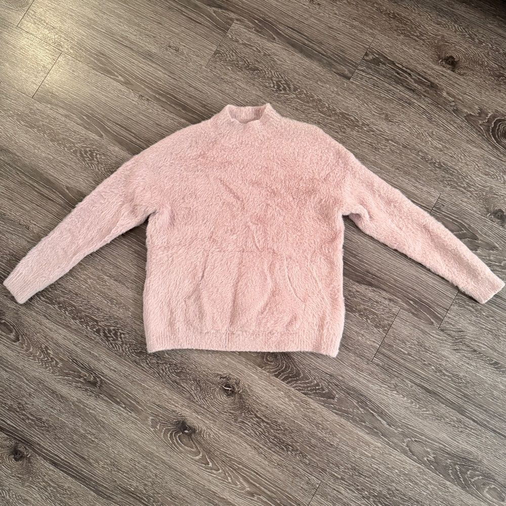 Mersea Chalet Mockneck Sweater in Dusty Pink